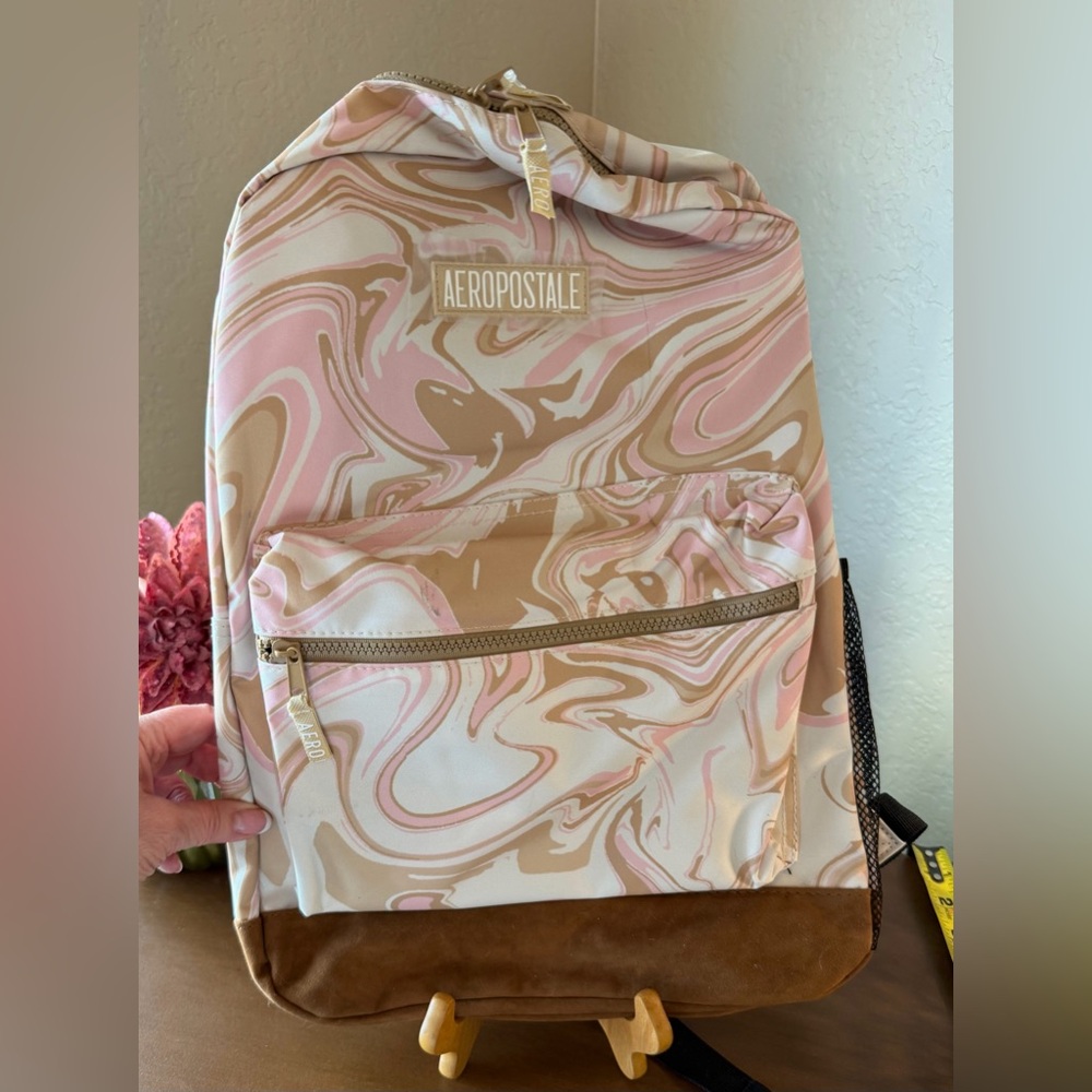 **SALE**Aeropostale Swirl Pink and Brown Backpack-NWT